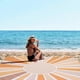 thumbnail image 2 of Beach Blanket Sandproof, 10'X 9' Extra Large Oversized Beach Mat for 28 Adult 26-27s, 2 of 5