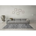 thumbnail image 3 of Ahgly Company Indoor Rectangle Abstract Gray Modern Area Rugs, 3' x 5', 3 of 4