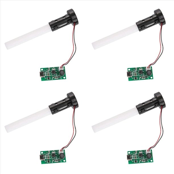 Mini Humidificador de Aire, Generador de Niebla, Atomizador USB, Transductor, Pieza de Atomización, Accesorios de Bricolaje y Módulo de Unidad PCB (4 Unidad)