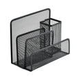 thumbnail image 1 of LOVIVER 1Piece Metal Mesh Desk Organizer Paper Book Sorter Stand Rack Desktop Black, 1 of 8