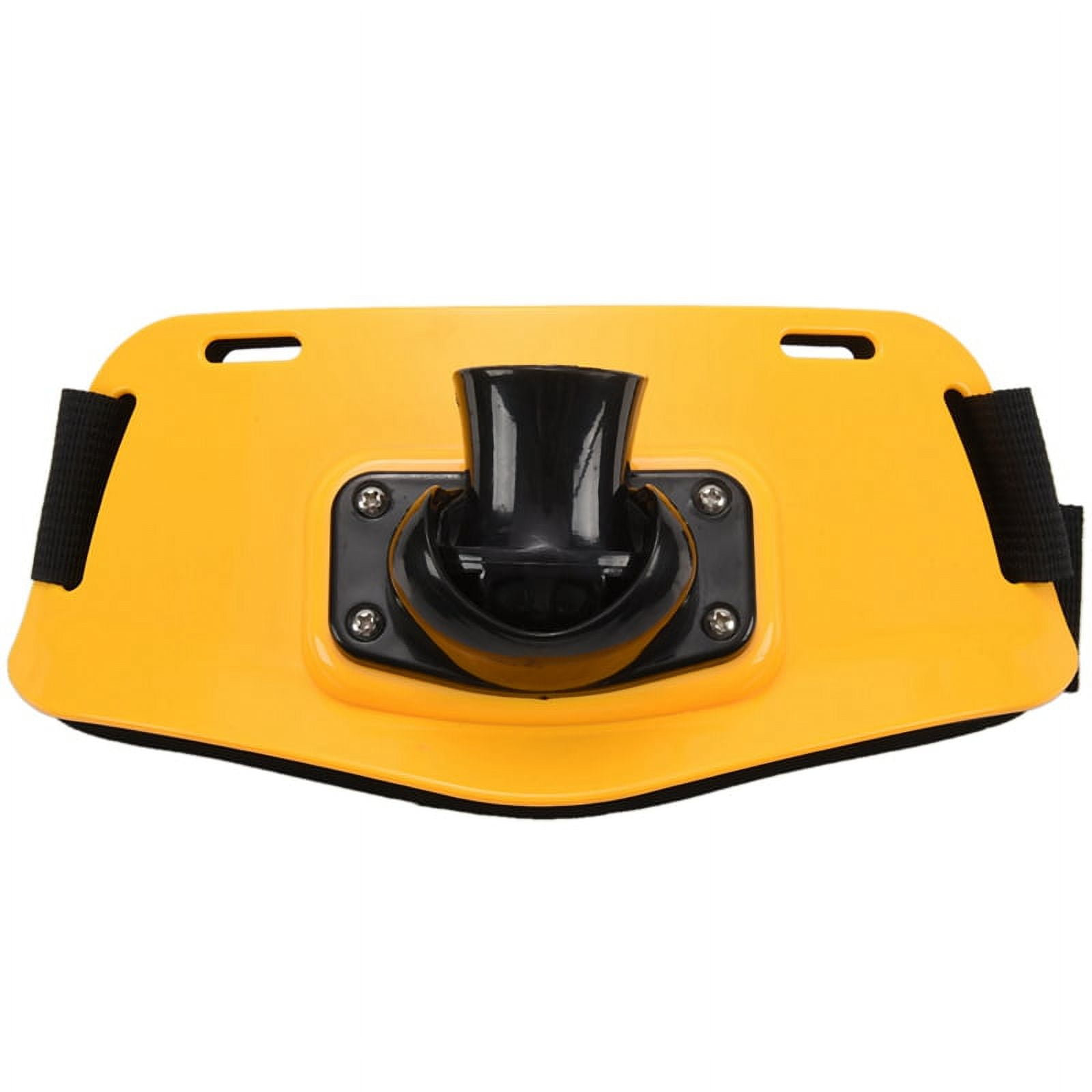 Boat Fishing Rod Holder Belt with Adjustable Gimbal Stand Up Yellow