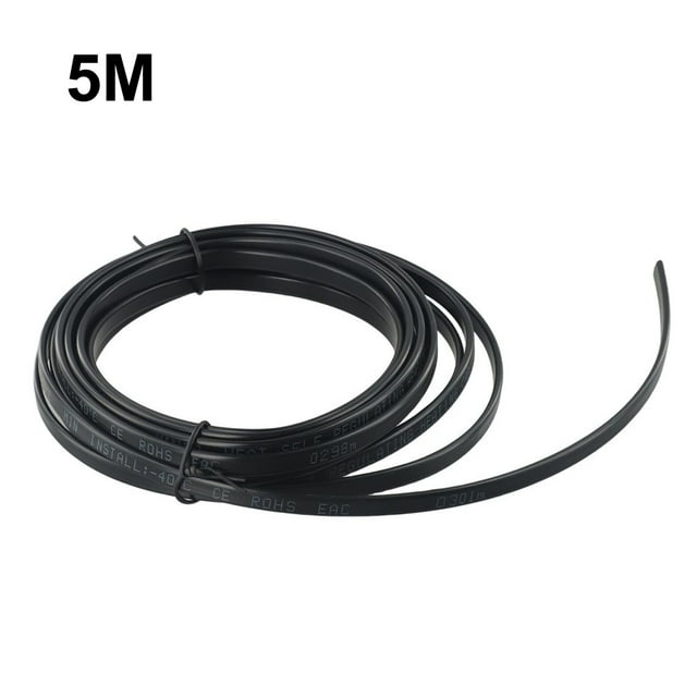 Câble Chauffant Auto-Régulant 5M 220V Tuyau d'Eau Fil Électrique Anti-Gel