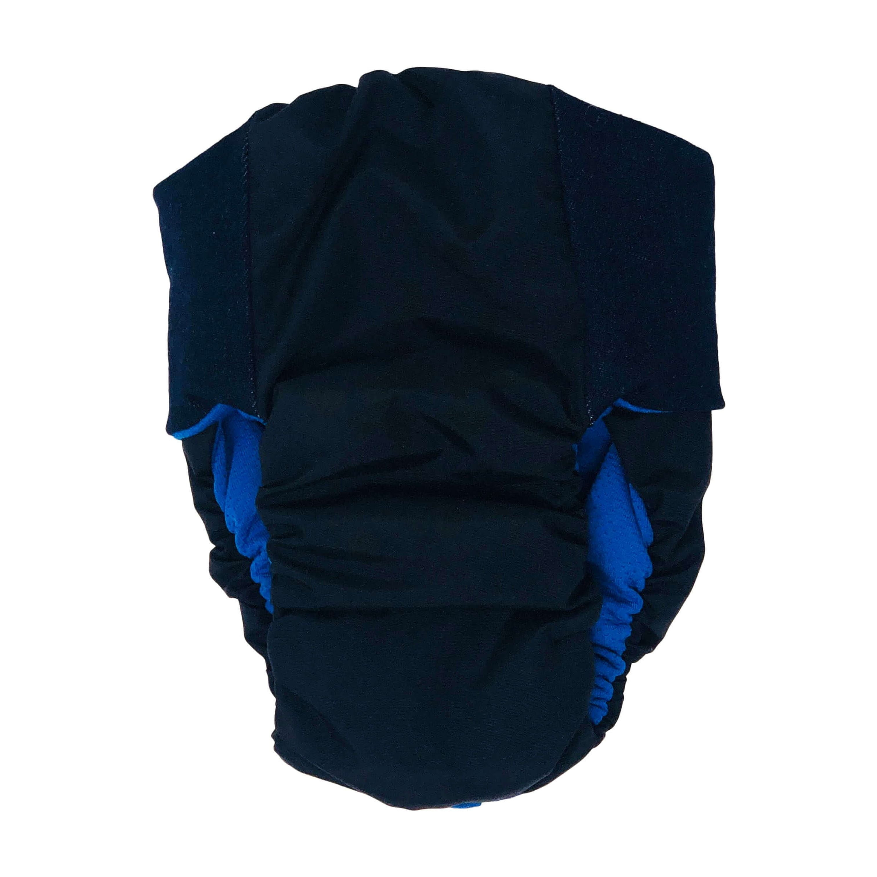 Barkertime Denim on Black Dog Diaper