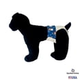 thumbnail image 5 of Barkertime Snowman Winter Wonderland on Frosty Cream Dog Diaper, 5 of 6
