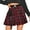 Red, variant on Vedolay Women'S Skirts Women's Vintage A-line Printed Pleated Flared Midi Skirt with Pockets,Black L