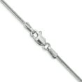 thumbnail image 4 of 14K White Gold 1.4mm Round Snake Chain 20", 4 of 6
