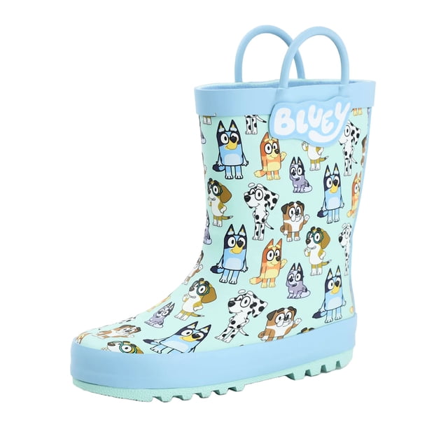 Bluey Bottes de Pluie à Imprimé Intégral pour Garçons/filles avec Personnages