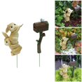 thumbnail image 1 of Interesting Rabbit Mailbox Statue Resin Figurine Ornament Rabbit Mailbox Decoration Animals Decoration Garden Sculpture For Bonsai, 1 of 9