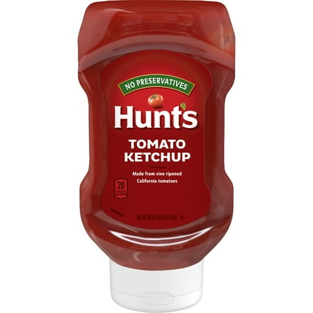 Hunt's Classic Tomato Ketchup, 100% Natural Tomatoes, 20 Oz