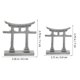 thumbnail image 4 of 2pcs Torii Puerta para la simulación de jardín Aquario Aquarium Prop Juez Mesa de arena Decoración de micro paisajismo, 4 of 5