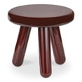 thumbnail image 3 of Moe's Home Collection Joy  Lacquer Metal Side Table in Deep Red, 3 of 10