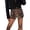 Brown, variant on Women's Leopard Sequin Mini Shorts - Drop Waist Club Rave Bottoms with Sparkly Print