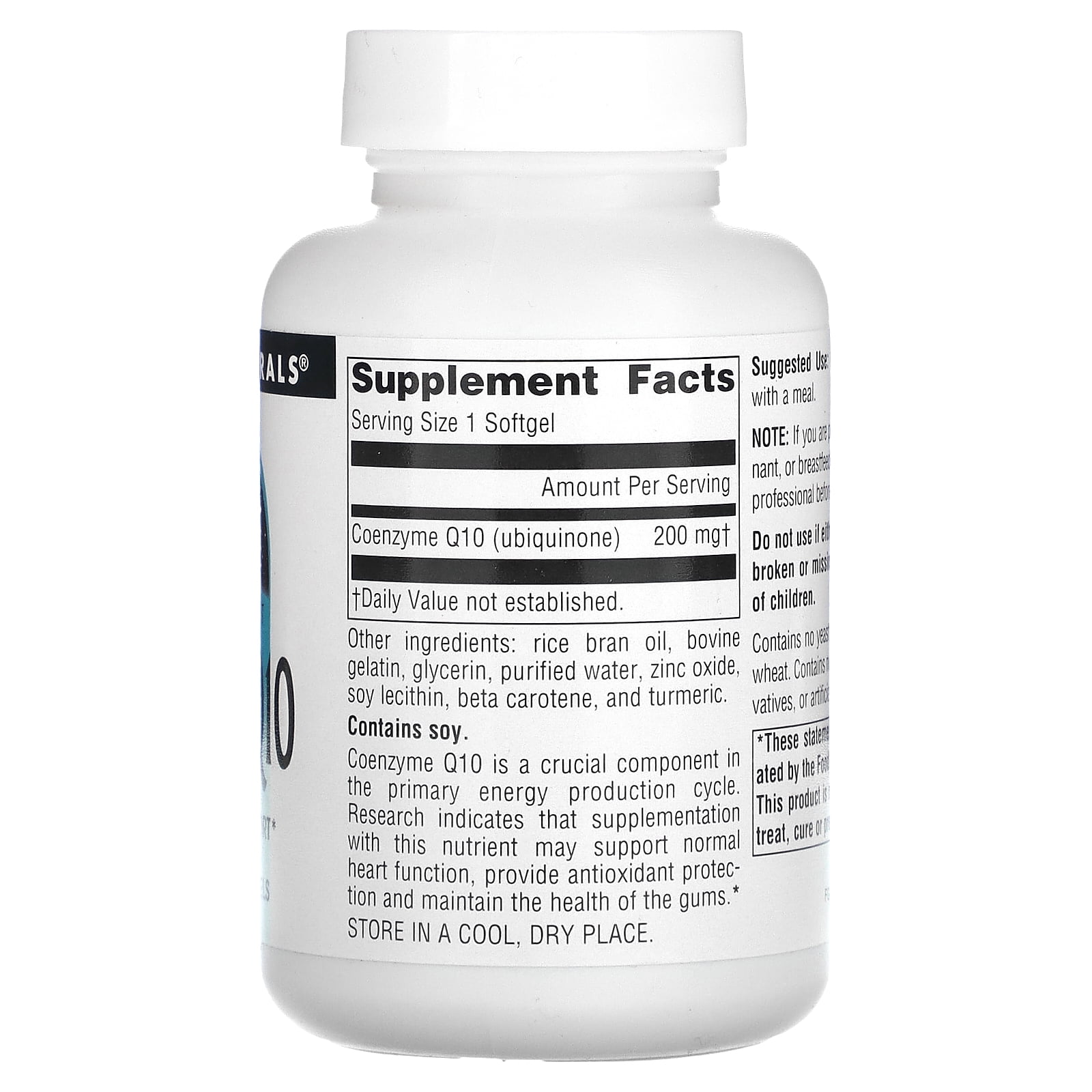 Source Naturals Source Naturals  Coenzyme Q10, 60 ea