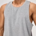 thumbnail image 6 of Vetsdori Mens Sleeveless T Shirts Sport Modal Athletic Tank Tops Plain Dry Fit,Undershirts Summer Breathable Crew Neck Tanks for Men Muscle,XL, 6 of 9