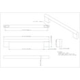 thumbnail image 2 of Elements 645-192 Knox 7-9/16" (192Mm) Center To Center Smooth Round Bar Cabinet Handle /, 2 of 7
