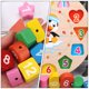 thumbnail image 4 of Reloj de madera para niños, juguete para aprender el tiempo, reloj de pingüino de dibujos animados, juguete rompecabezas para niños pequeños, 4 of 7