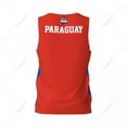 thumbnail image 3 of Paraguay Flag Men Basketball Sports Jersey Running Fitness Multifunction Sleeveless tshirt Exclusive Custom Name Nunber, 3 of 9