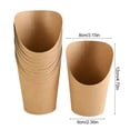 thumbnail image 7 of 20/50pcs Kraft Paper French Fries Cup Disposable Candy Snack Dessert Holder Container Wedding Birthday Party Decoration Supplies, 7 of 7