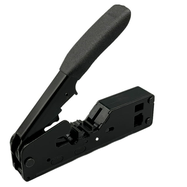 NATEFEMIN Outil de Serrage de Câble Réseau Pince Multifonction pour RJ45 Cat7 Cat6 Cat5 Serrage Facile Acier Inoxydable Acier au Carbone Antidérapant