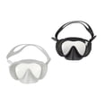 thumbnail image 1 of Gafas de Natación Sharpla 2 uds Esnórquel Buceo Cara Cubierta Antiniebla Lente Blanco Negro, 1 of 8