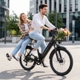 thumbnail image 2 of Electric Bike for Adults, 750W Motor, 26" Tires, 25MPH Electric Mountain Bike, 48V 15AH Removable Battery, 7-Speed with Front Suspension,UL2849, 2 of 14