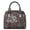 Black-Pumpkin Spider Web, variant on Ghost Pumpkin Print Purses and Handbags for Women, Bat Classy Satchel Handbag Leather Tote Purse Handle Bags Shoulder Bag, Zippered Hobo Bag for Shopping, Purple