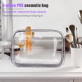 thumbnail image 4 of Bolsa 4 unids/set de cosméticos de PVC transparente impermeable de maquillaje de viaje con cremallera JShteea Para Estrenar, 4 of 7