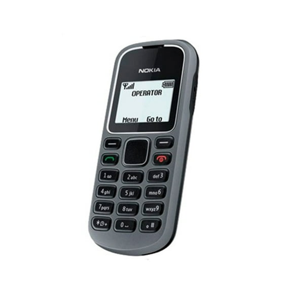 Mobiltelefon för seniorer med stora knappar och dubbla SIM-kort