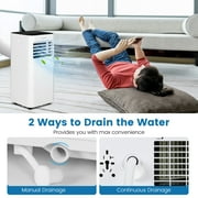 Costway 5000 BTU (8000 BTU ASHRAE) Portable Air Conditioner 4-in-1 AC Unit with Cool Fan Dehum Sleep Mode