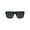 Shiny Black, variant on Polarized Mens Oversize Hipster Horn Rim Plastic Sunglasses Shiny Black