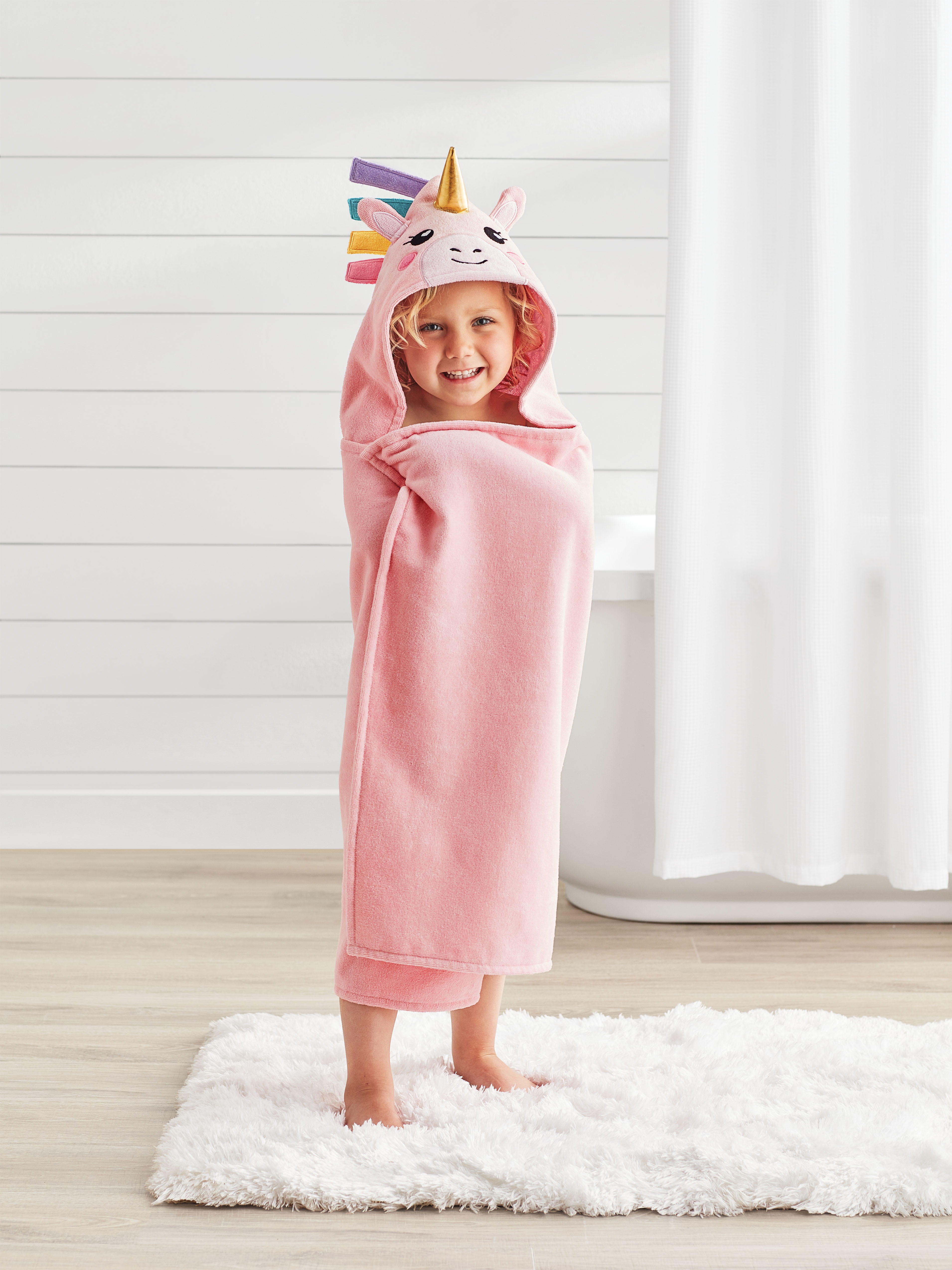 Gabby Et La Maison Magique Duo ET Pink Bath Cape And Beach Towel Set - 8