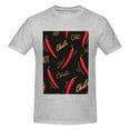 thumbnail image 4 of Bingfone Hot Chili Men'S Loose Fit Short-Sleeve Pocket T-Shirt, 4 of 7