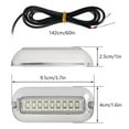 thumbnail image 4 of Boat Navigation Light  27 LED Navigation Lamp IP68 Waterproof Underwater Stainless Steel Naval Beam Light For Pontoon and Small Boat, 4 of 7