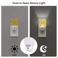 thumbnail image 3 of Balery Flower Pattern LED Night Light with Automatic Sensor Plug in Night Light with Dusk-to-Dawn Light Sensor LED Nightlight 0.5W-UK, 3 of 7