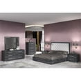 thumbnail image 2 of Milan Napolitan Contemporary 5-Drawer Gray Melamine Wood Chest, 2 of 3