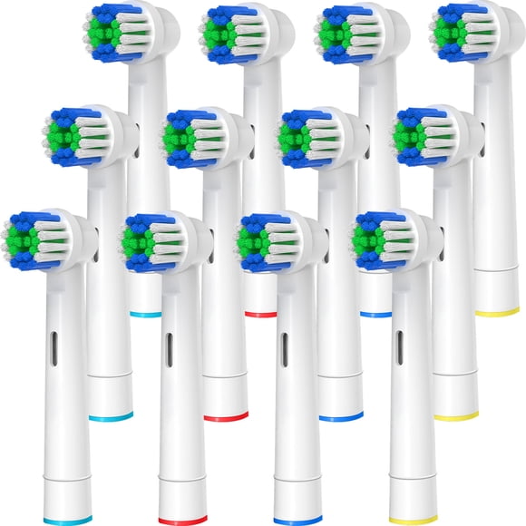 GENKENT 12 Pcs Replacement Toothbrush Heads, Professional Electric Toothbrush Heads Brush Heads Compatible Braun Oral b