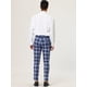thumbnail image 5 of Lars Amadeus Pantalones de vestir clásicos a cuadros para hombre, ajustados, estilo chino Azul XXL Unique Bargains Pantalones, 5 of 6