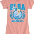 thumbnail image 3 of Frozen - Elsa Collegiate - Girls Toddler And Youth Fitted Short Sleeve Graphic T-Shirt, 3 of 5