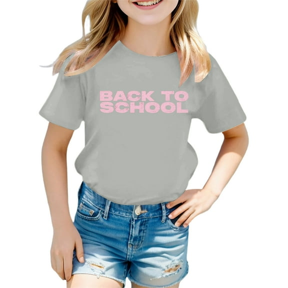 SNKSDGM Casual T-Shirts Baby Clothes for Girls Summer Floral Lace Short-Sleeve Tee Casual Blouse Toddler Outfits, Pairing Men's Fashion Graphic Tees 9-10 Years