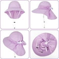 thumbnail image 5 of Toddler Baby Sun Hat Kids Summer UPF 50+ for Boys Girls Adjustable Beach Hats with Bucket Wide Brim Age 1-7 Years, 5 of 6