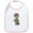 Petal Pink, variant on - Scary Zombie T Shirt - Cute Cotton Cloth Baby Bib, Toddler Bib