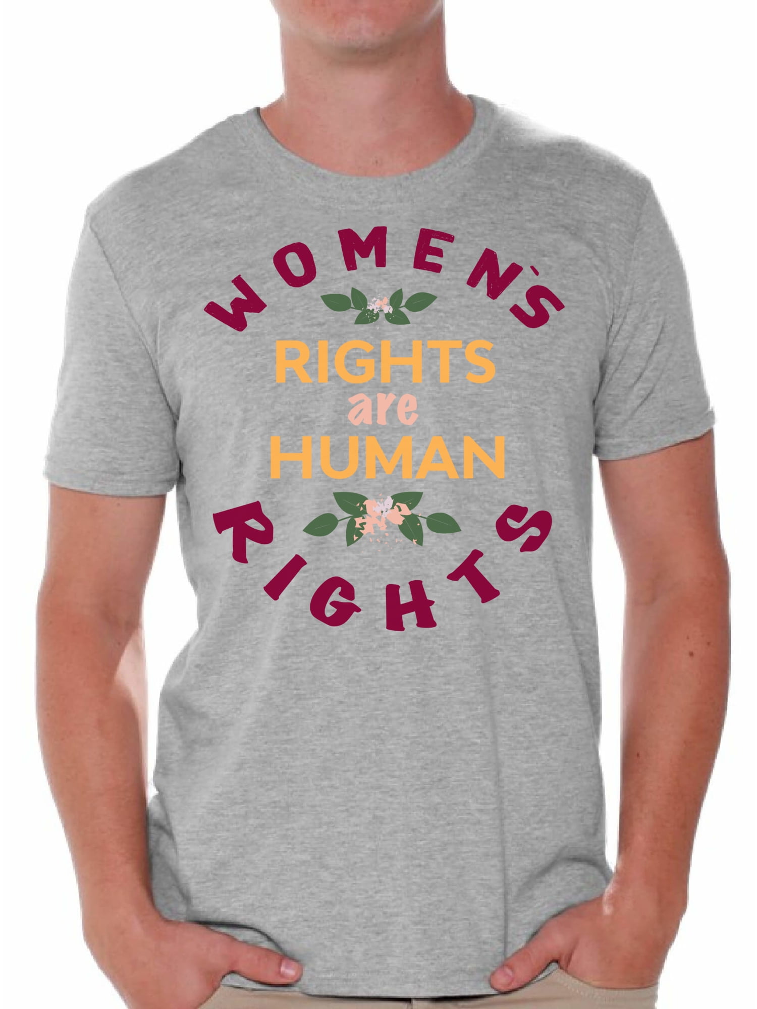 Awkward Styles Women's Rights are Human Rights T-Shirt Feminist T Shirts for Men Feminism Protest Tee Walmart.com