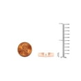 thumbnail image 4 of Imperial 1/20Ct TDW Diamond 10k Rose Gold Men's Solitaire Ring (H-I, I2), 4 of 4
