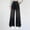 Black, variant on Girls Jeans with Pockets- Casual Wide Leg Cute Elastic Waist Kids Denim Pants Blue Size 14