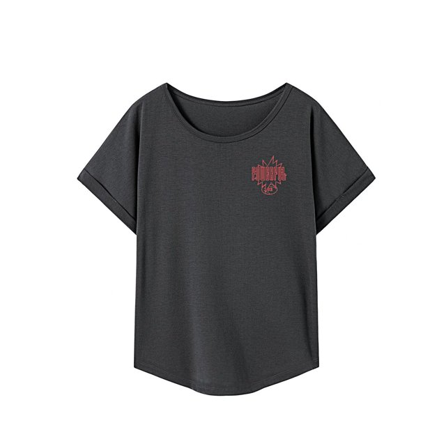 Camiseta De Mujer De Verano Casual Simple Cuello Redondo Camisa Para Vacaciones Trabajo Deportes S