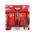 thumbnail image 2 of Milwaukee 48-89-4630 - 15-Piece SHOCKWAVE RED HELIX Titanium 1/4" Hex Shank Fractional Drill Bit Set, 2 of 5
