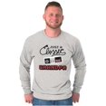 thumbnail image 3 of Just a Classic Grandpa Video Gamer Men's Big & Tall Long Sleeve Graphic Tee Brisco Brands 2X, 3 of 5