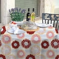 thumbnail image 4 of Coolnut 60"x60" Round Tablecloth, Doughnuts On Stripes Modern Table Cover for Home Decoration Washable Table Cloth for Dinner Picnic, 4 of 5