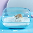 thumbnail image 4 of Hamster Bathroom/Toilet Combo - Large, Easy-Drain Design, Durable and Splash-Proof for Small Pets Including Rabbits and Chinchillas, 4 of 8