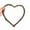 Khaki, variant on Party Decorations Clearance! A Heart-Shaped Smilax Glabra Vine Ring Smilax Glabra Vine Circle Heart Shaped Wreath Wedding Wreath Dry Branch Kindergarten Environment Decoration Wall Hanging Vine